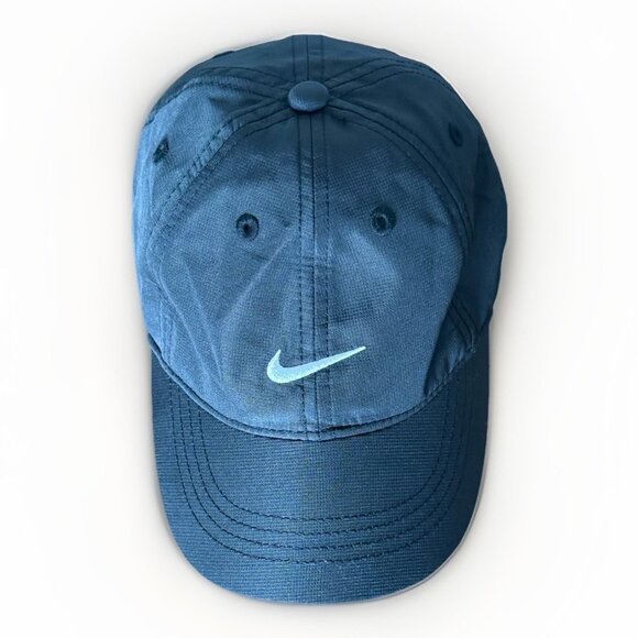 Nike Infant Toddler Hat Baseball Cap Adjustable Strap Back Black Sports Dri-fit - Picture 2 of 12